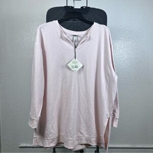 Ava & Viv Pink Relaxed Tunic with Boxy Style